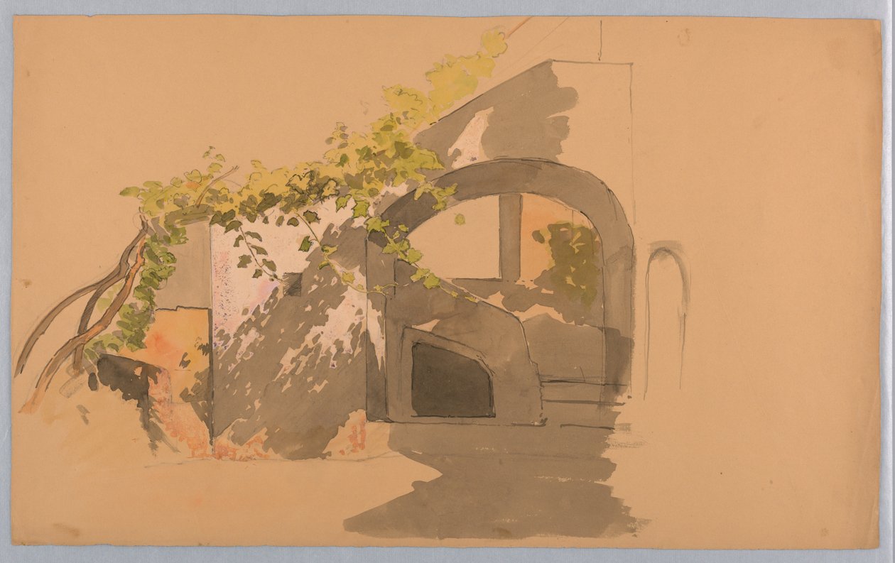 Az ajtónyílás tanulmányozása alkotó: William Stanley Haseltine