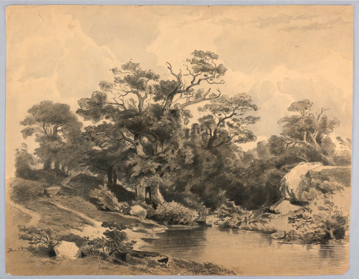 A táj tanulmányozása alkotó: William Stanley Haseltine