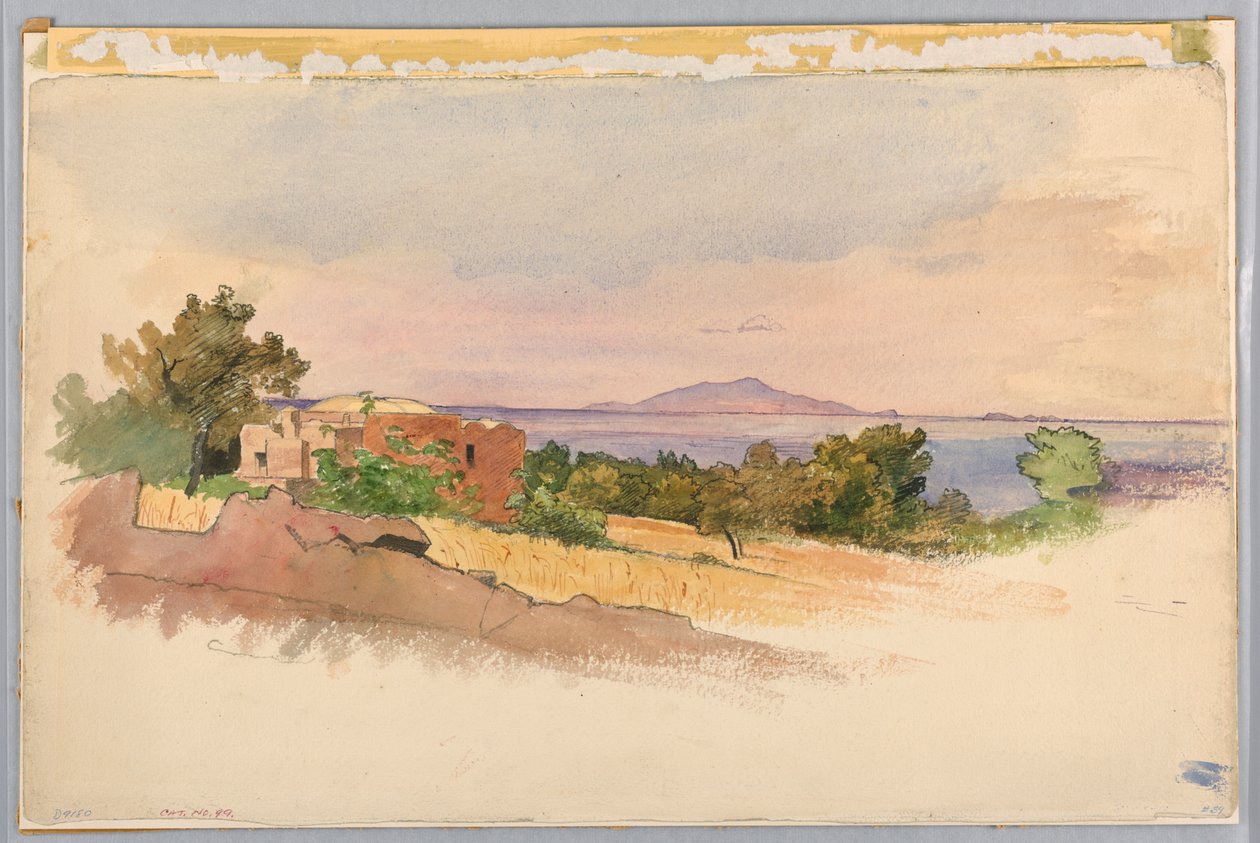 Tájtanulmány, Sorrento alkotó: William Stanley Haseltine