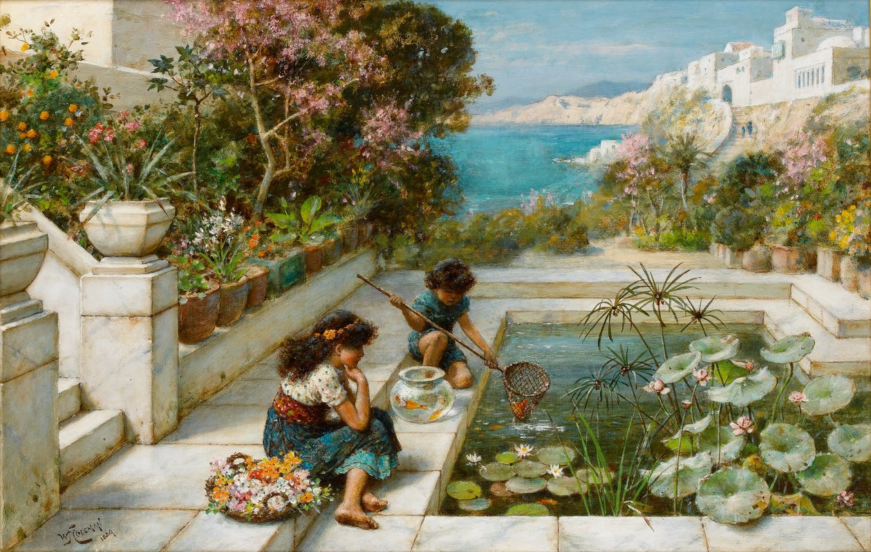 Aranyórák a régi időkben, 1889 alkotó: William Stephen Coleman