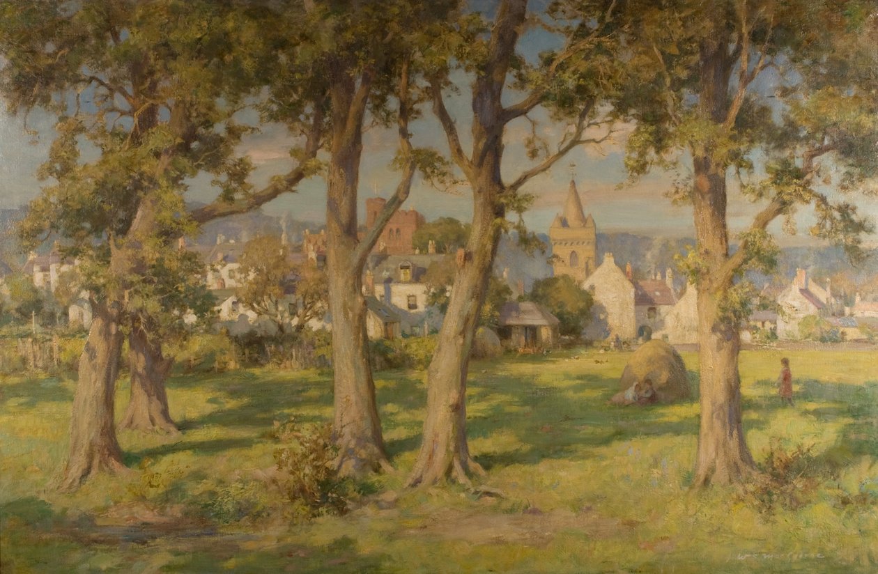 Kirkcudbright (olaj, vászon) alkotó: William Stewart MacGeorge