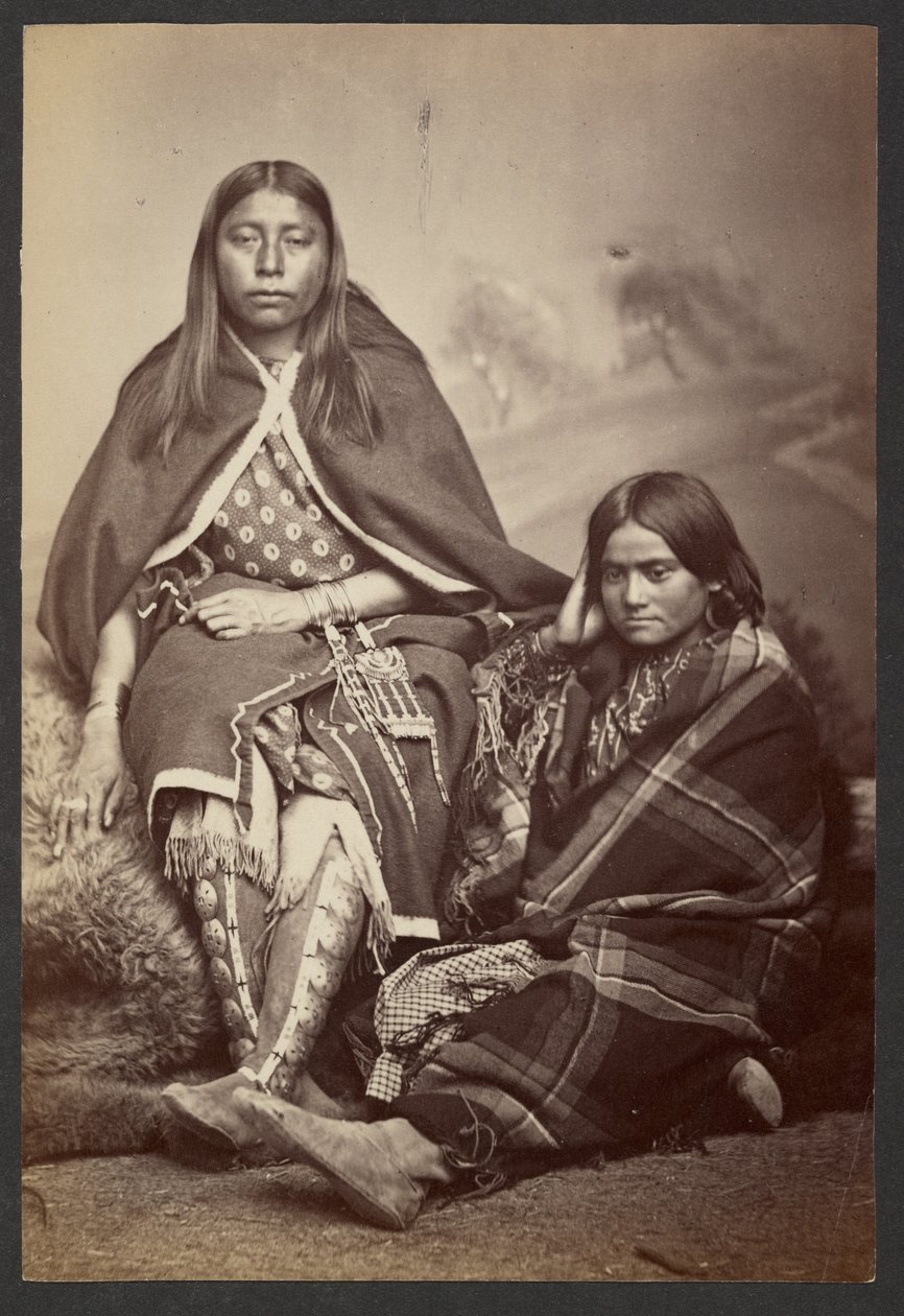 [A Kiowa nép asszonyai] alkotó: William Stinson Soule