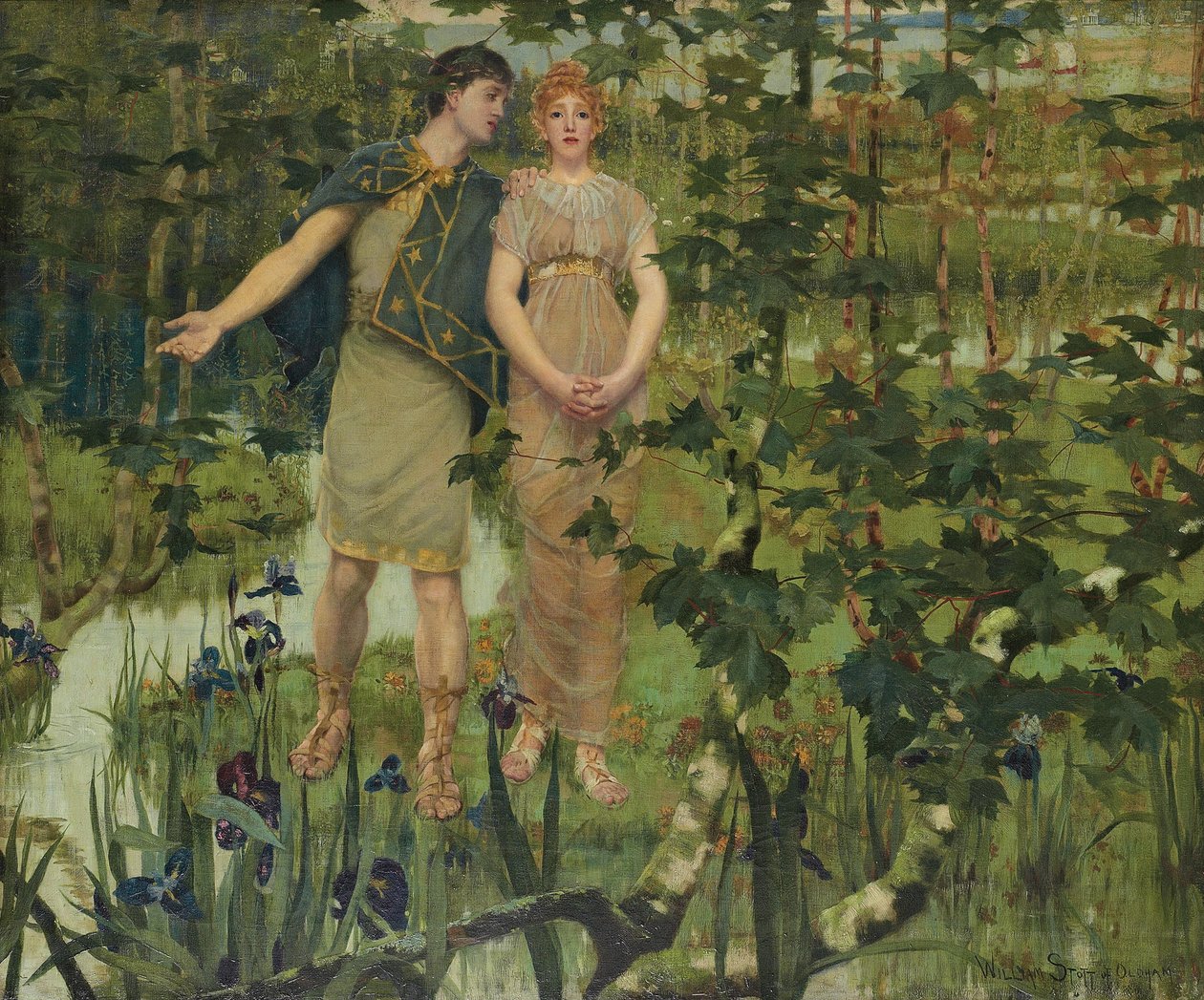 Boldog völgy, alkotó: William Stott