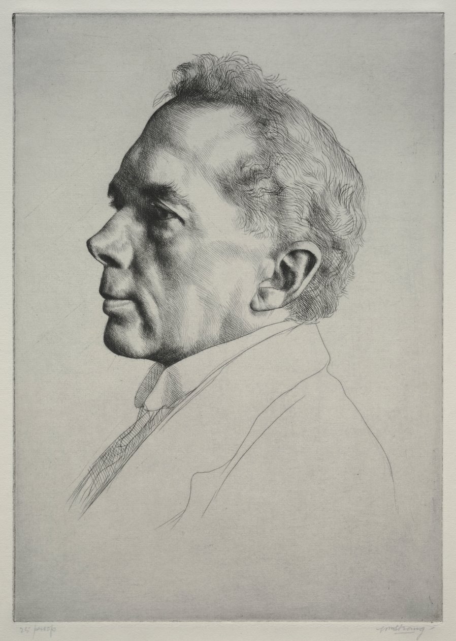 Campbell Dodgson, profil balra alkotó: William Strang