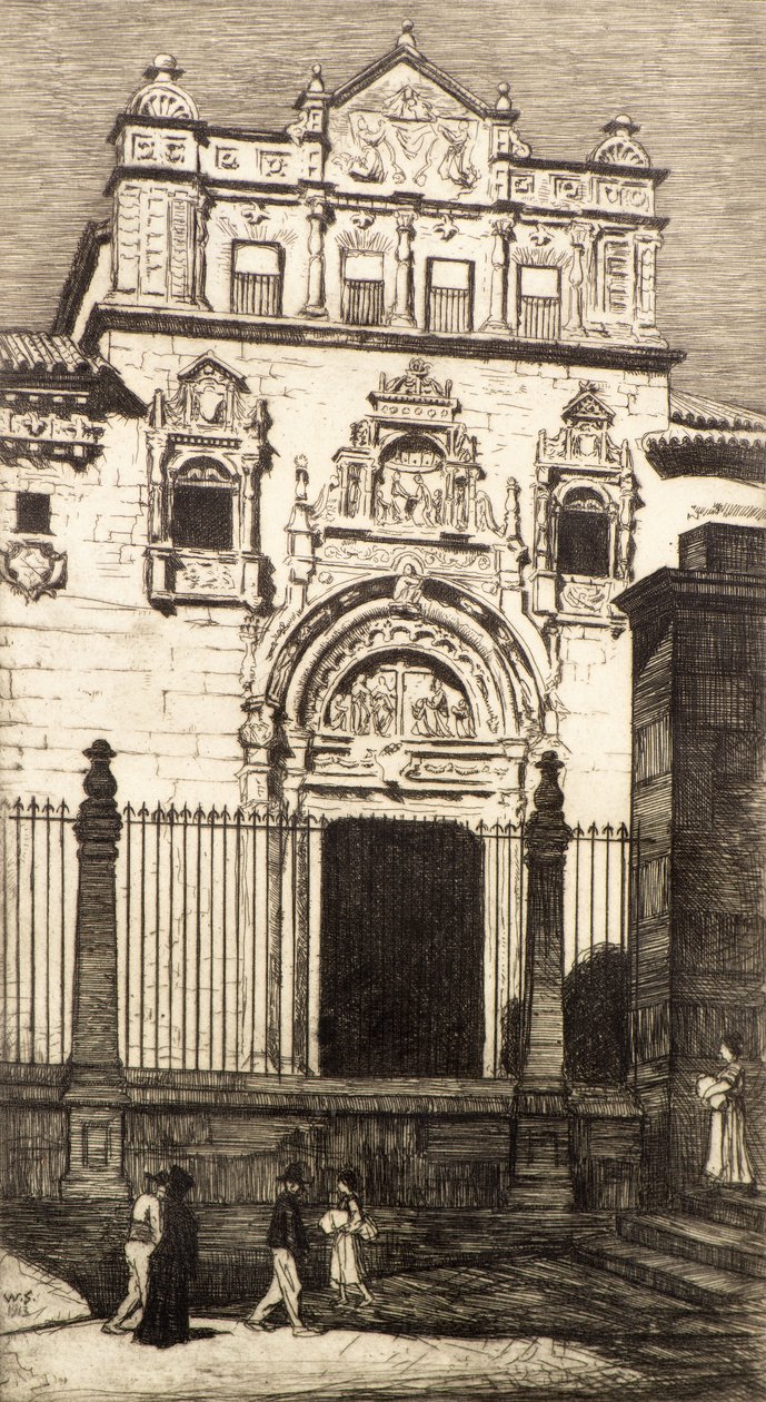 Ajtó, Santa Cruz, Toledo alkotó: William Strang