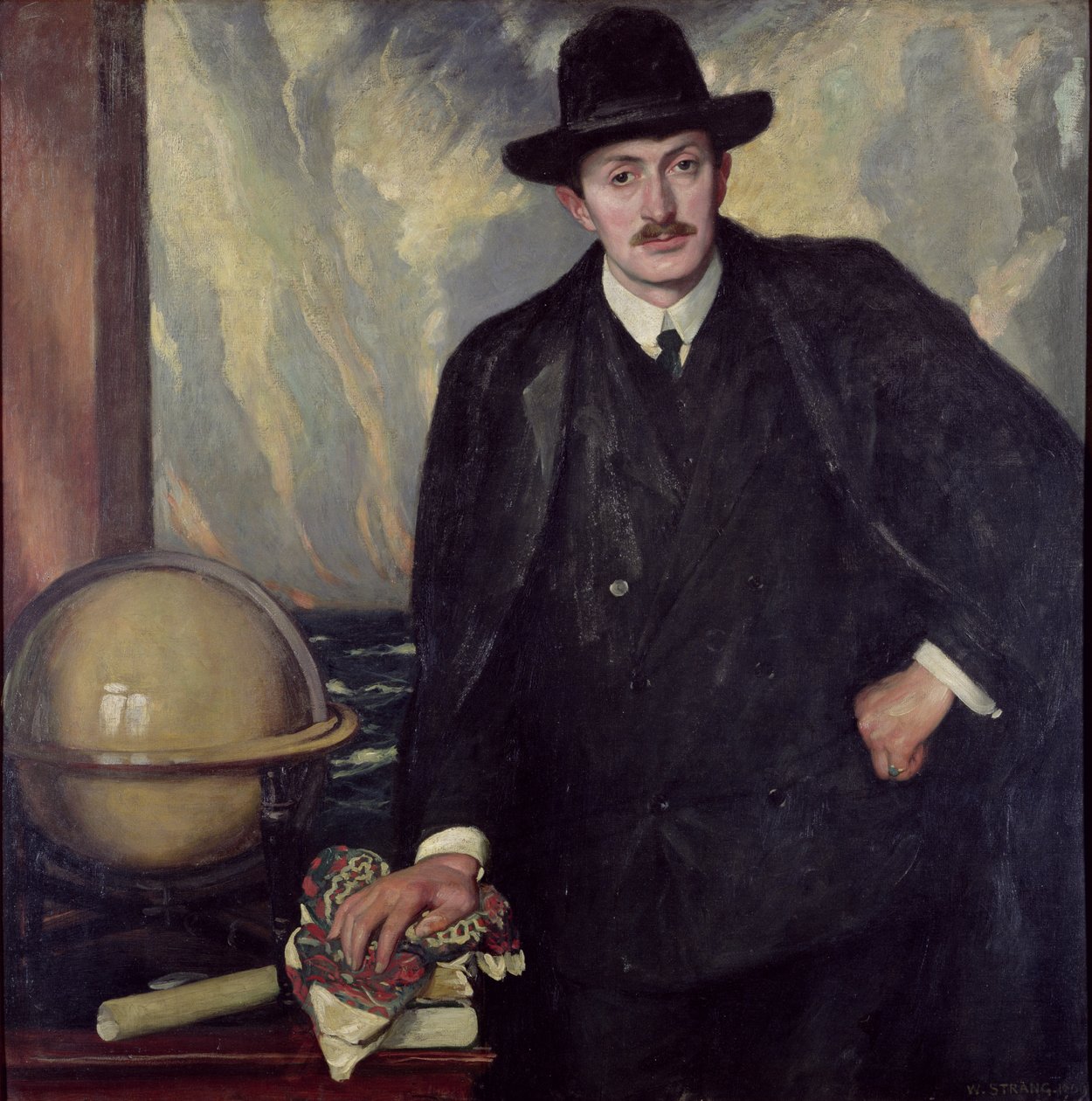 John Masefield (1878-1967), 1909 alkotó: William Strang
