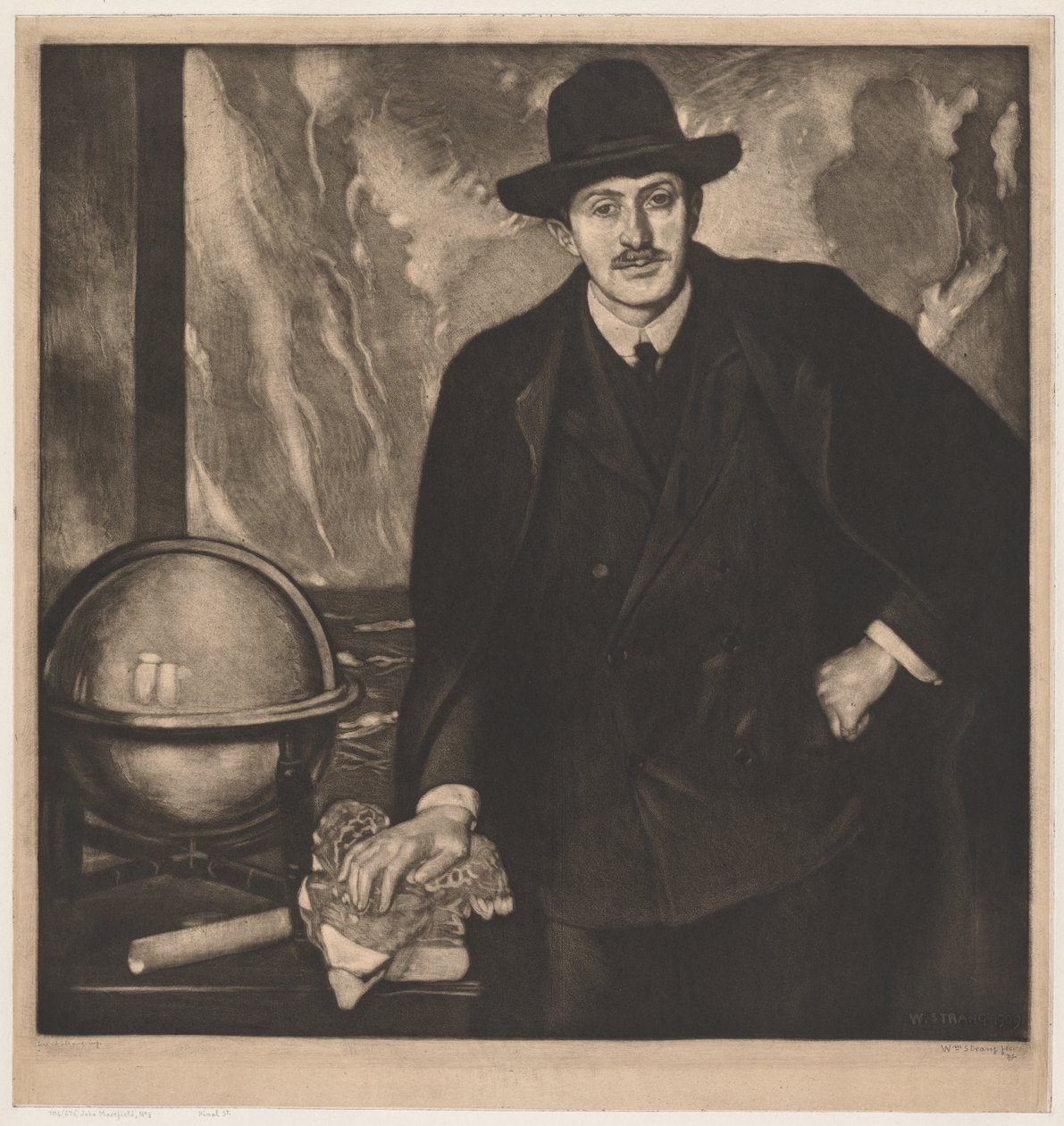 John Masefield alkotó: William Strang