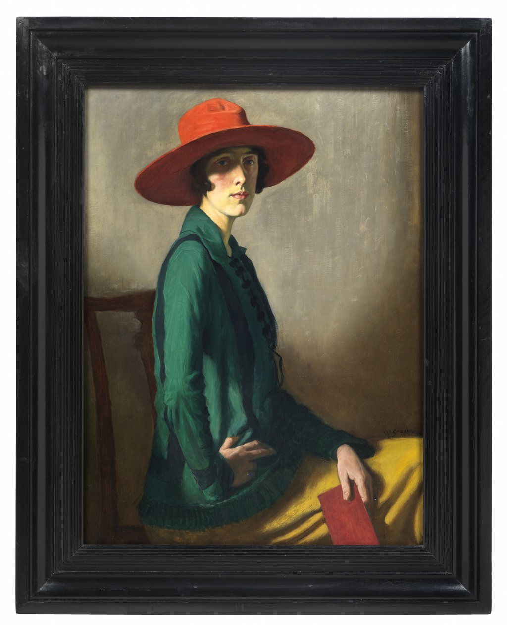 Piroskalapos hölgy alkotó: William Strang