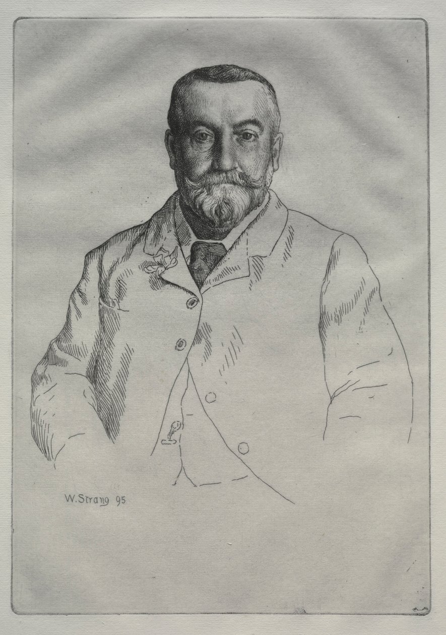 H. Cock portréja, 1895. alkotó: William Strang