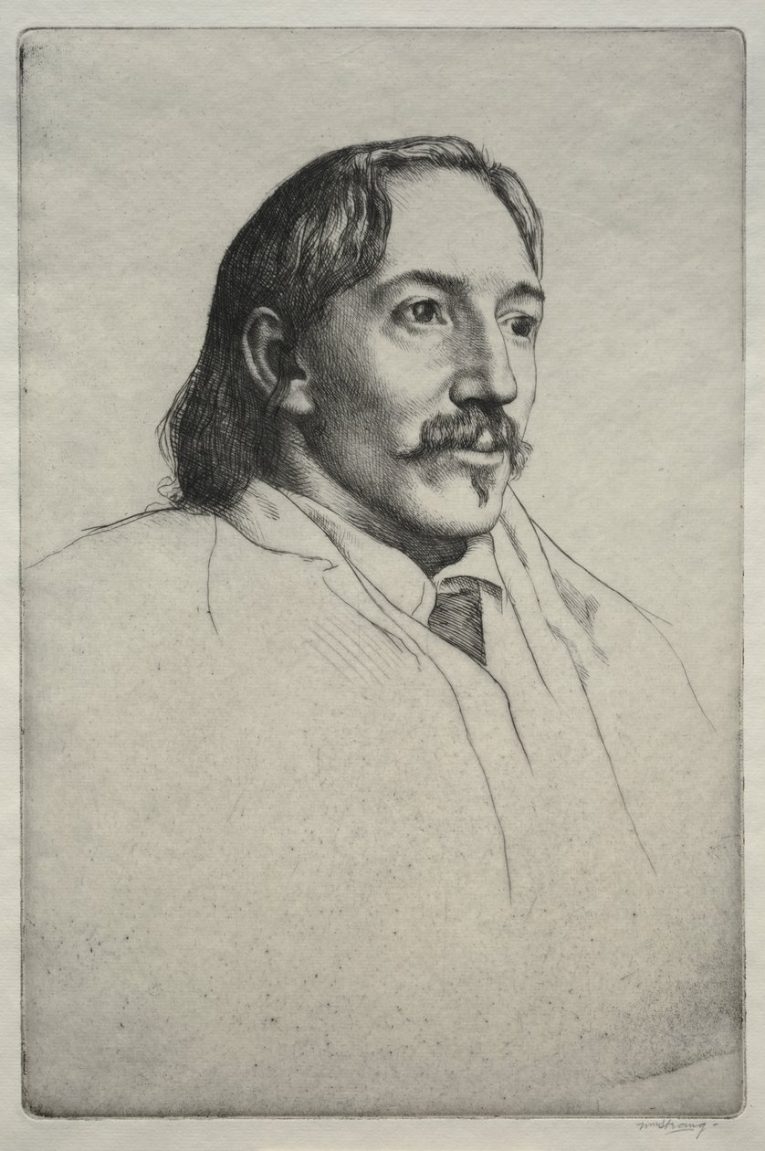 Robert Louis Balfour Stevenson alkotó: William Strang