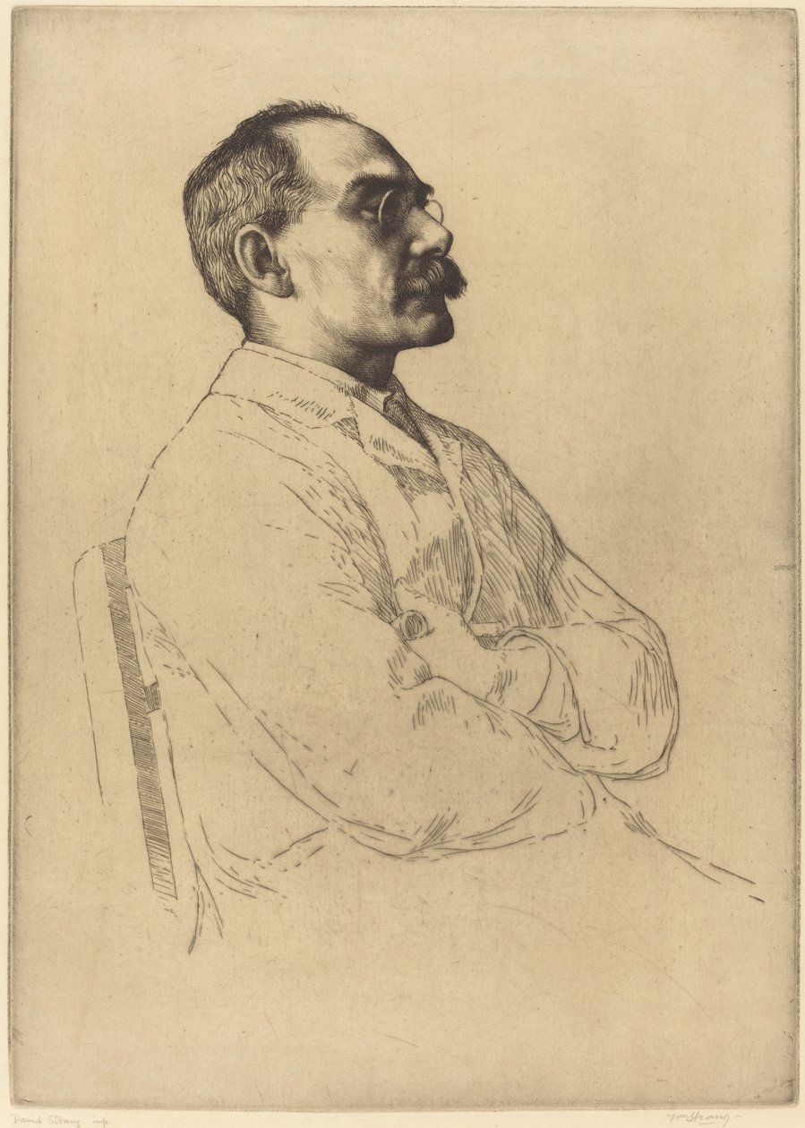 Rudyard Kipling alkotó: William Strang