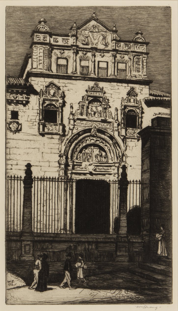 Santa Cruz, Toledo, 1913 alkotó: William Strang