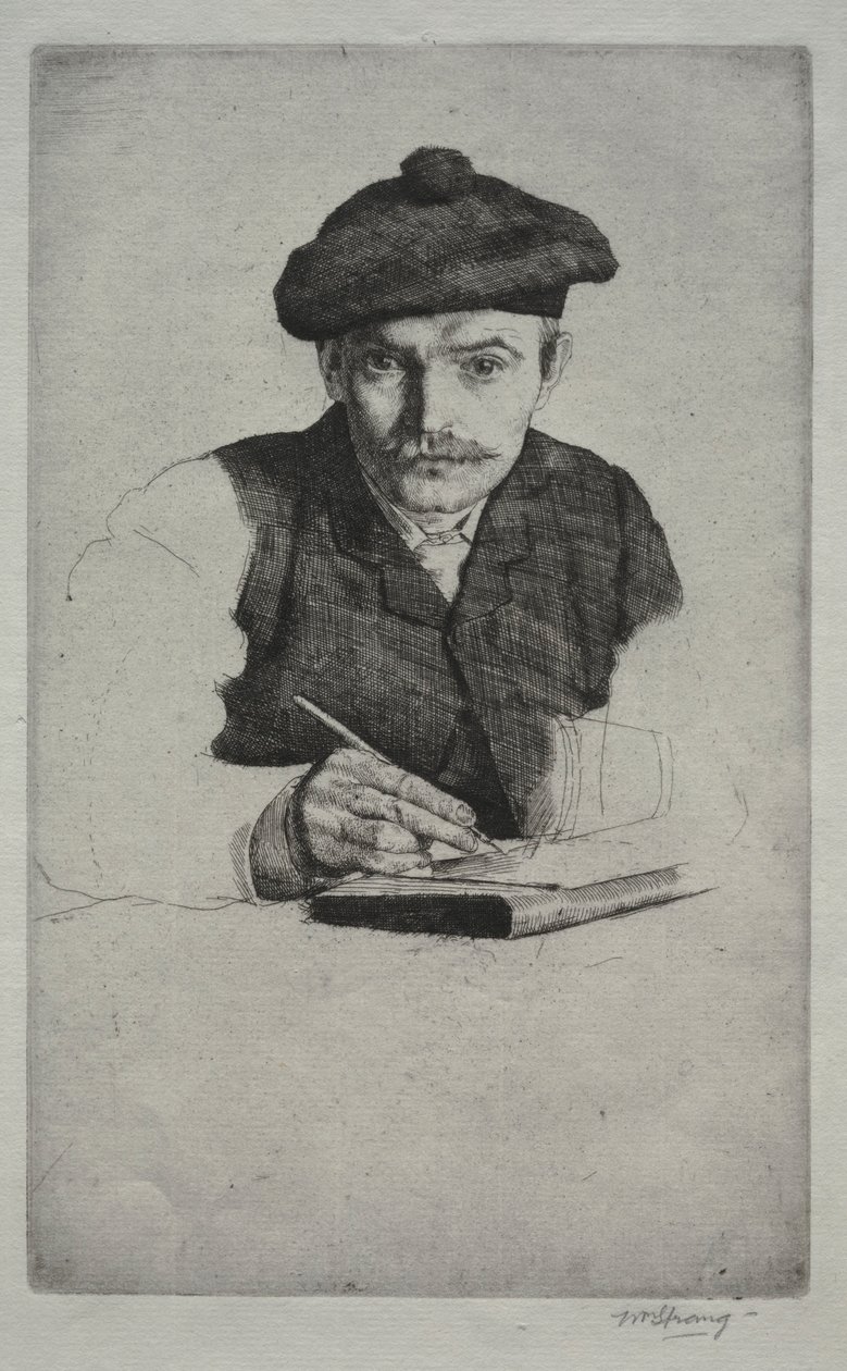 Önarckép, 1885. alkotó: William Strang