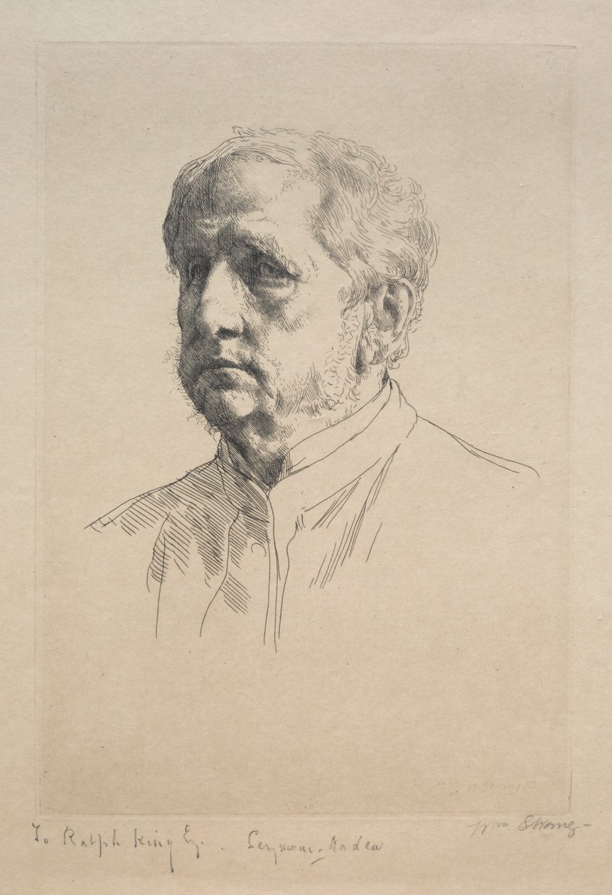 Sir Francis Seymour Haden, 1883. alkotó: William Strang