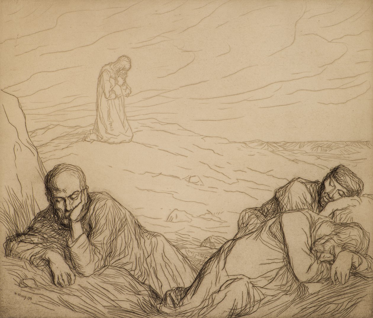 Agónia a kertben alkotó: William Strang
