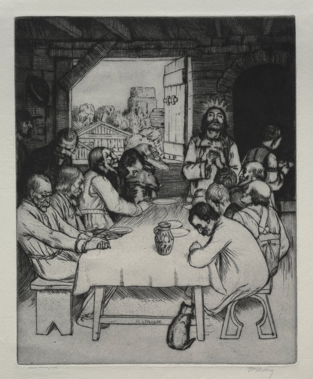 Az utolsó vacsora alkotó: William Strang
