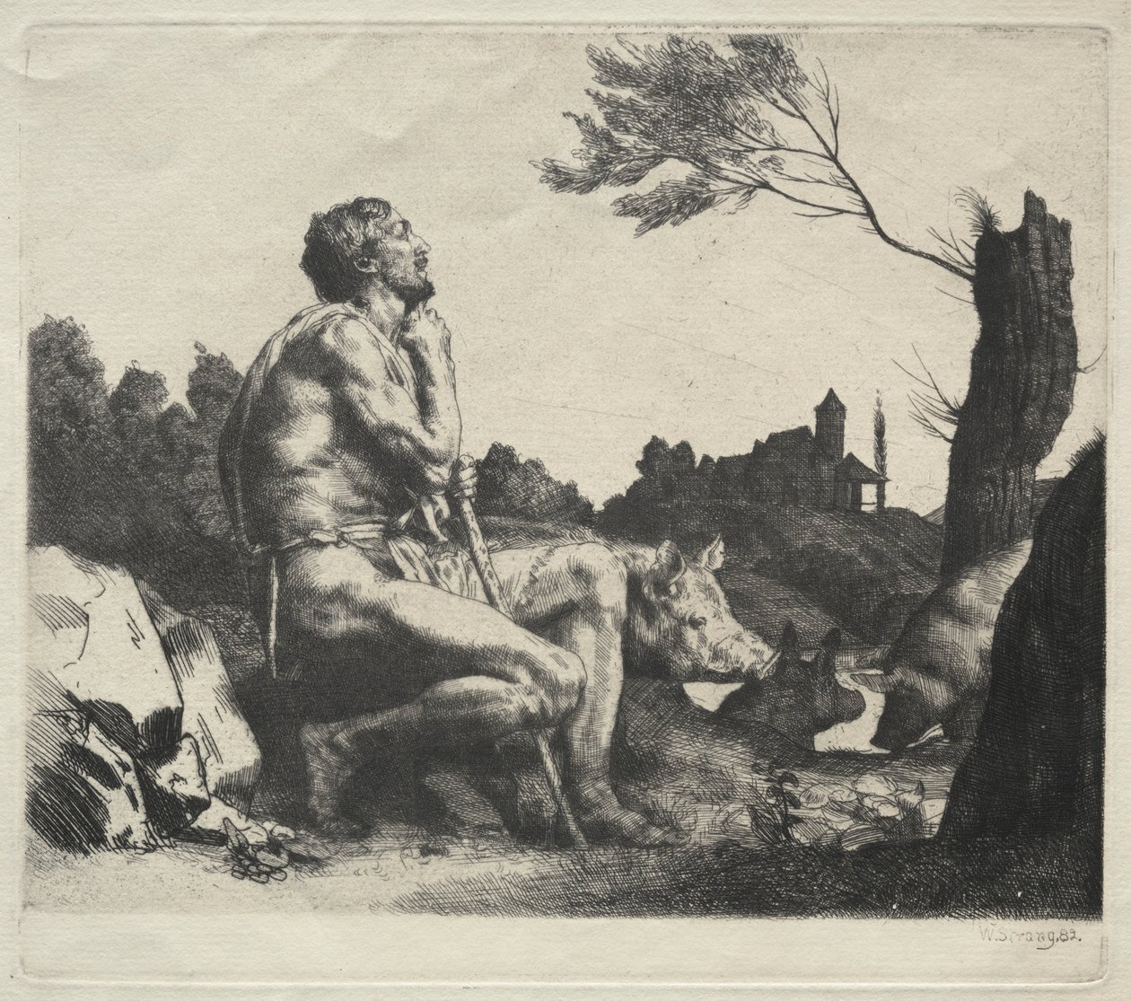 A tékozló fiú, 1882. alkotó: William Strang