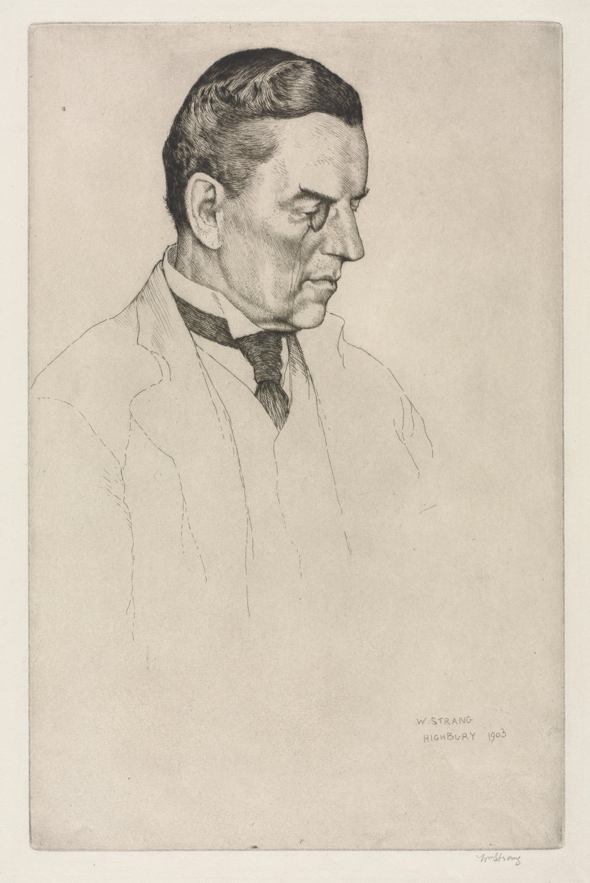 A helyes, tisztelt Joseph Austen Chamberlain, 1903. alkotó: William Strang