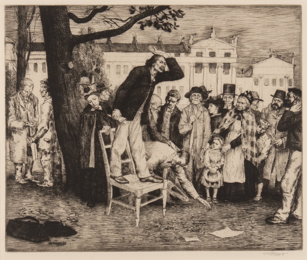 A szocialisták, 1892 alkotó: William Strang