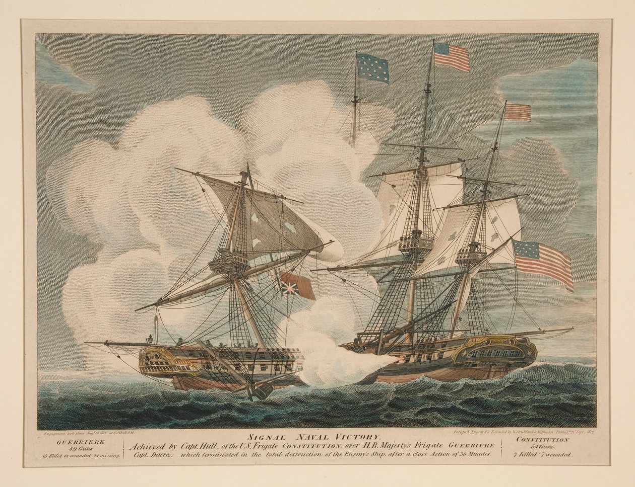Signal Naval Victory Achieved, Constitution and Guerri?re alkotó: William Strickland