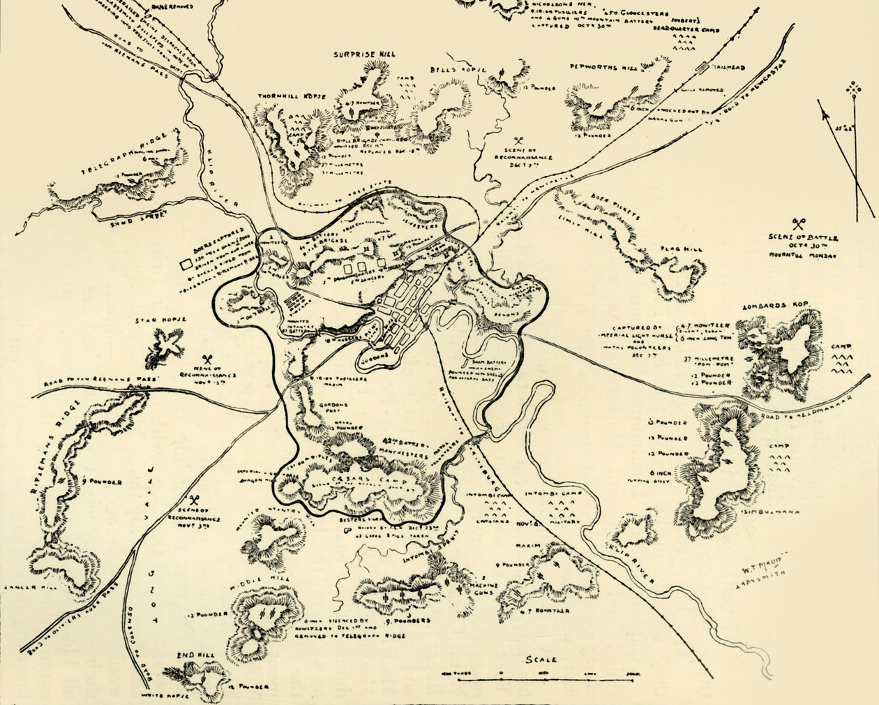 "Ladysmith terve és az események krónikája", 1900 alkotó: William T. Maud