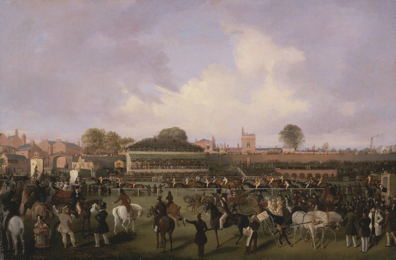 Lord Westminster bíboros Puff, Sam Darling Up, a Kereskedői tányér megnyerése, Chester alkotó: William Tasker