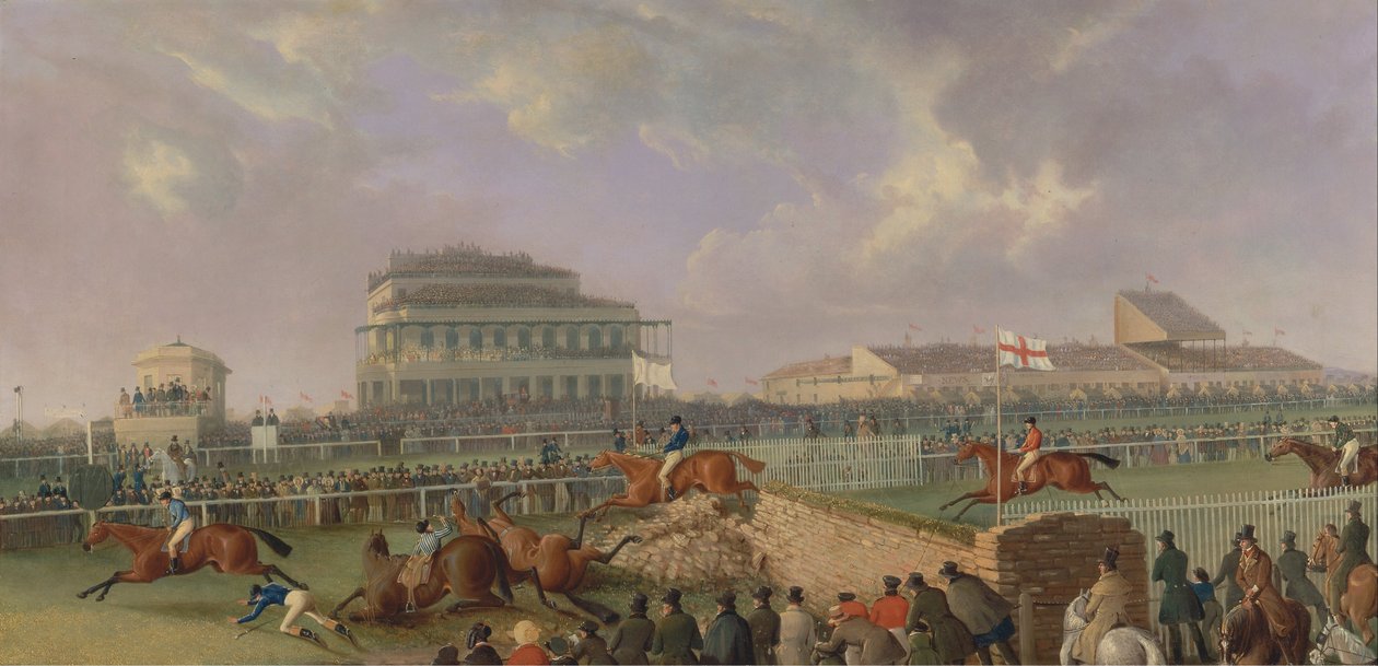A Liverpool és a National Steeplechase Aintree-ben, 1843 alkotó: William Tasker