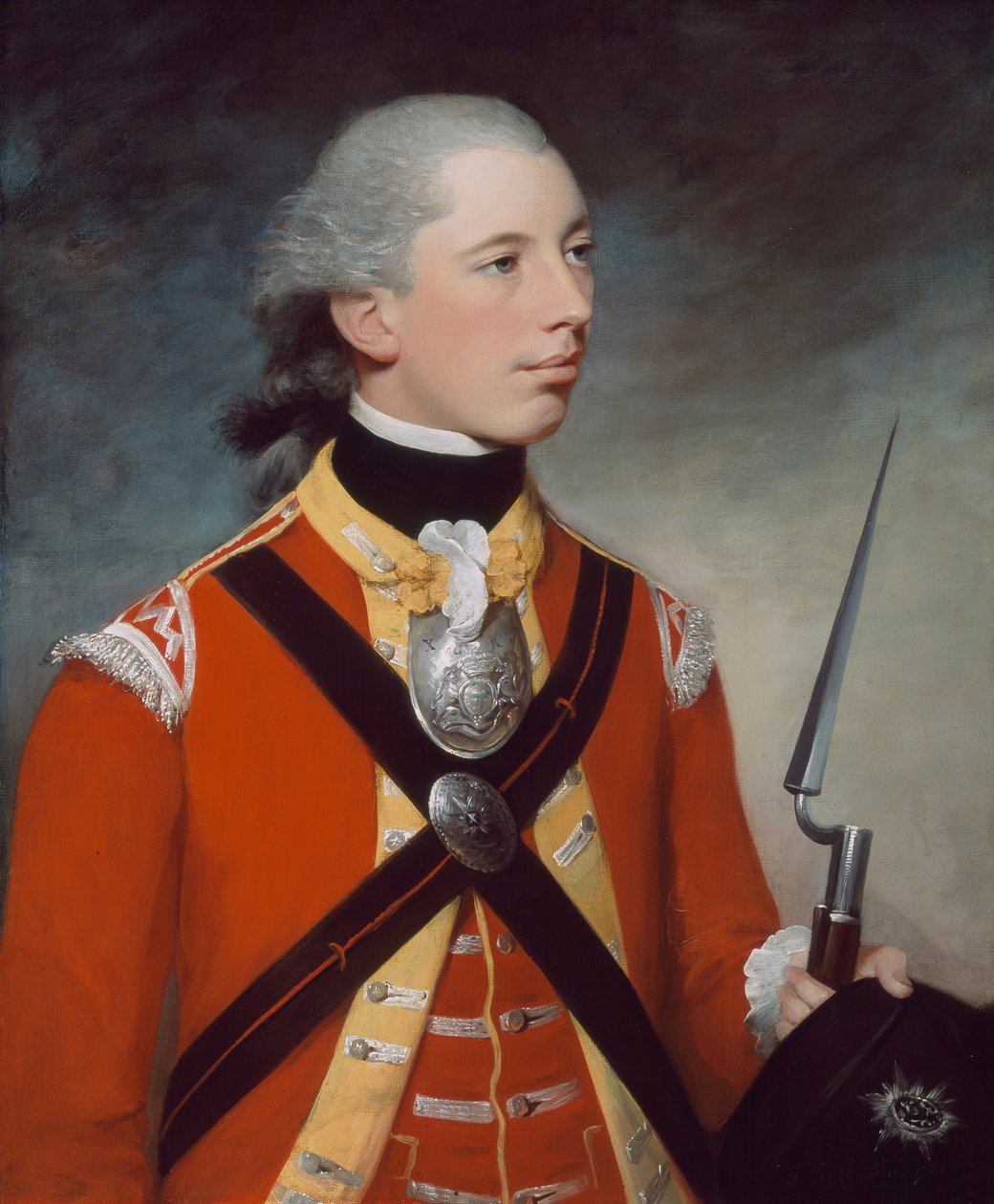 Thomas Hewitt kapitány, a 10. gyalogezred, aki egy könnyű századot irányított Lexingtonban, 1781 alkotó: William Tate