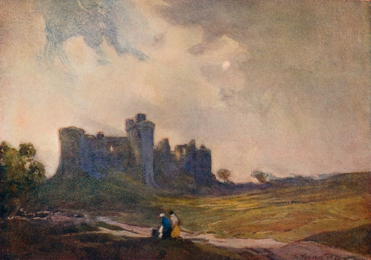 The Coming Storm, Carew Castle, c1913 1914-1915 alkotó: William Tatton Winter