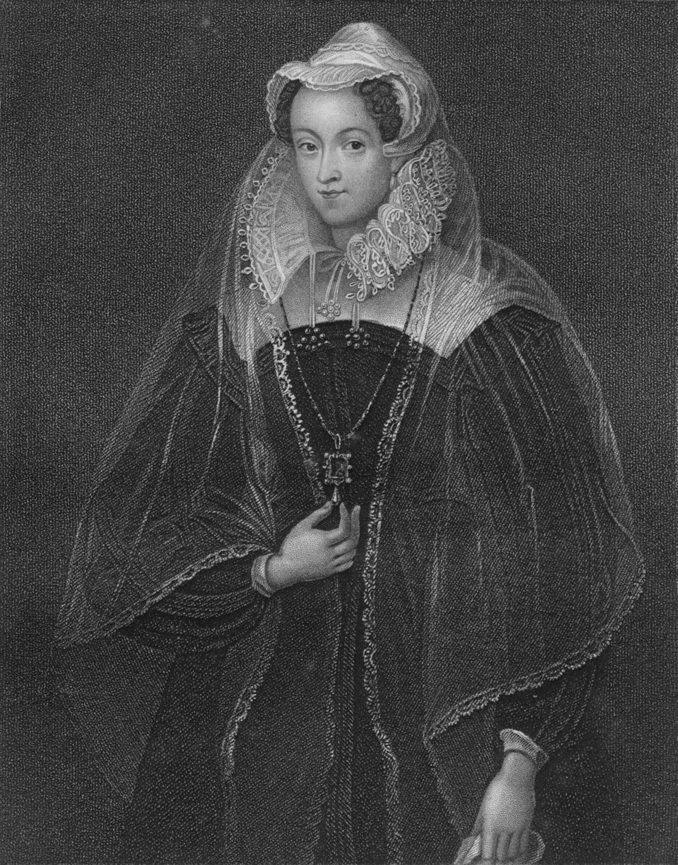 Mária, skótok királynője, 19. század eleje-közepe. alkotó: William Thomas Fry