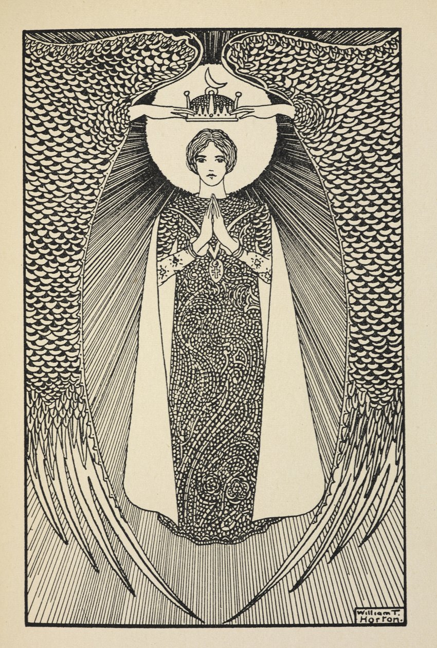 Assumptio, 59. lemez az „A Book of Imagesből, bevezette W. B. Yeats” alkotó: William Thomas Horton
