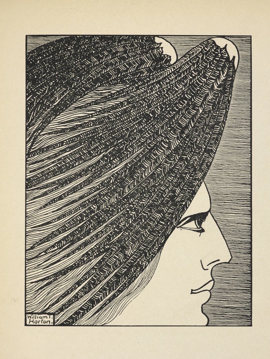 A halál angyala, 53. lemez az „A Book of Images”-ből, bemutatta W. B. Yeats alkotó: William Thomas Horton