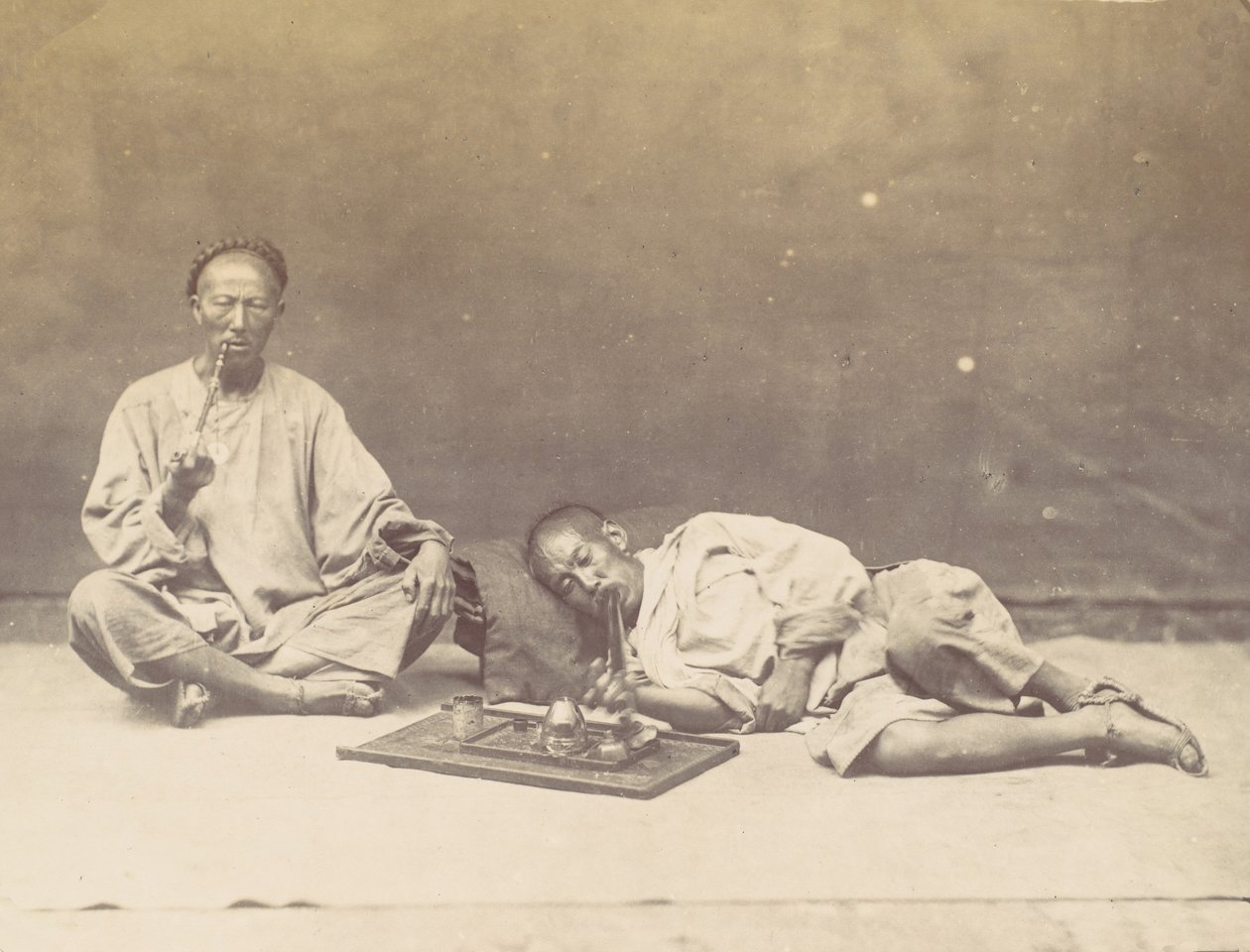 Ópiumdohányos, 1867. alkotó: William Thomas Saunders