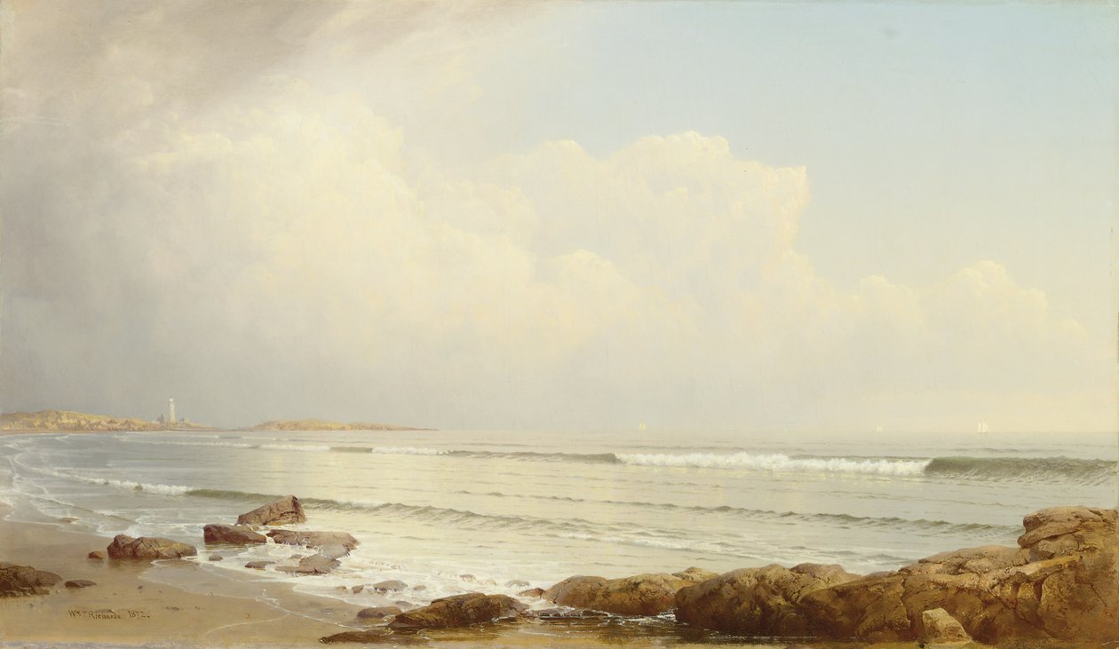 Tengerparti jelenet, 1872 alkotó: William Trost Richards