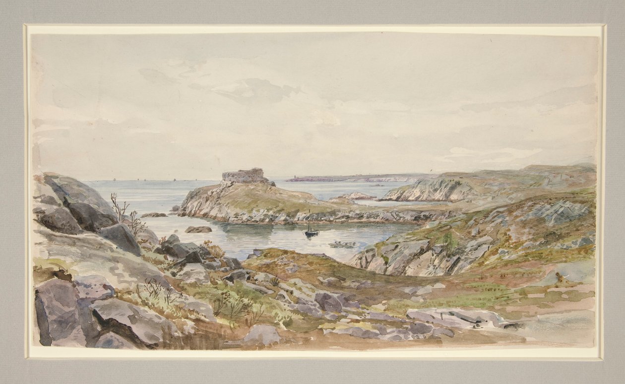 Fort Dumpling, Narragansett Bay alkotó: William Trost Richards