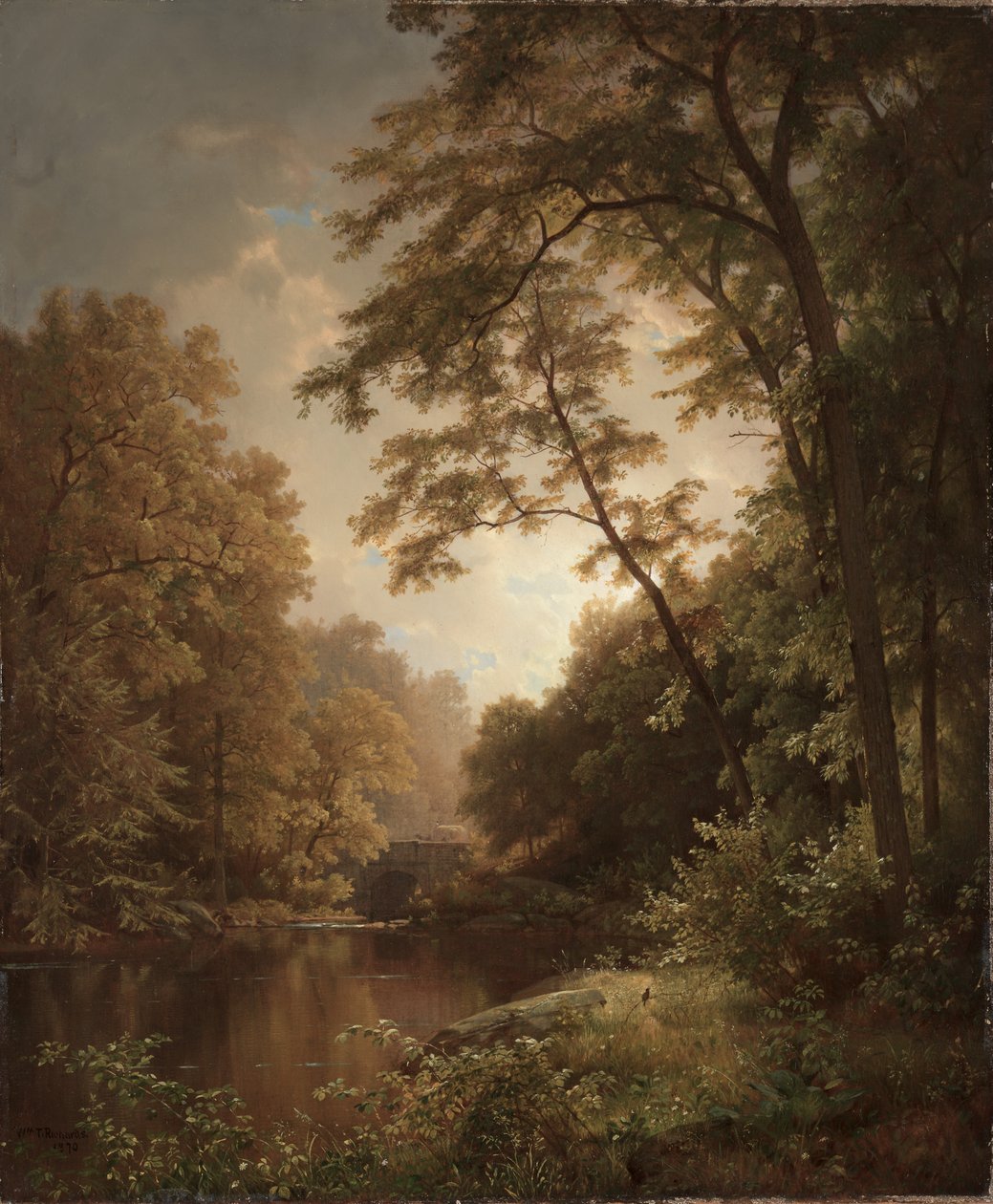 Június napja, 1870. alkotó: William Trost Richards