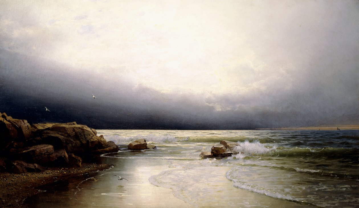 Lands End – New Jersey Coast, 1887 alkotó: William Trost Richards
