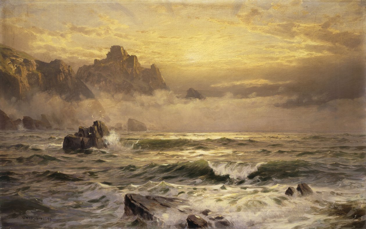 Mornings Mist, Guernsey, 1898 alkotó: William Trost Richards