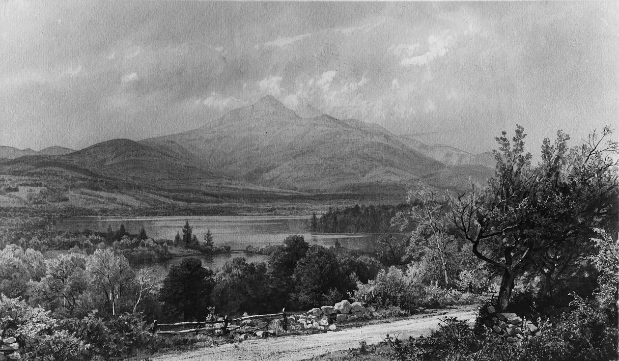 Chocorua-hegy és tó, 1873. alkotó: William Trost Richards
