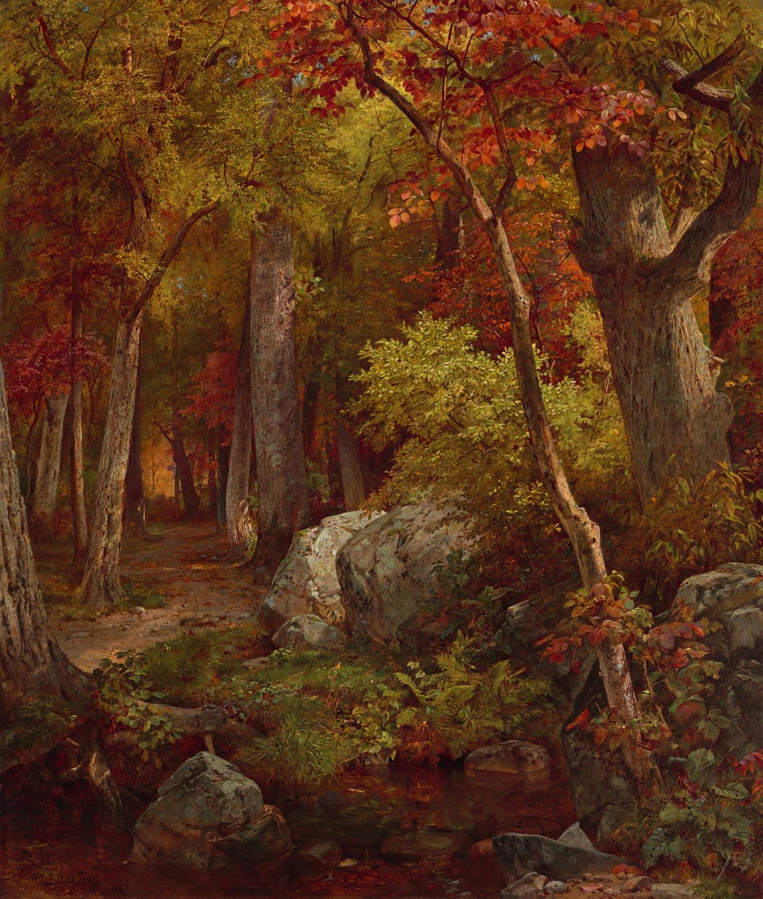 1863. október. alkotó: William Trost Richards