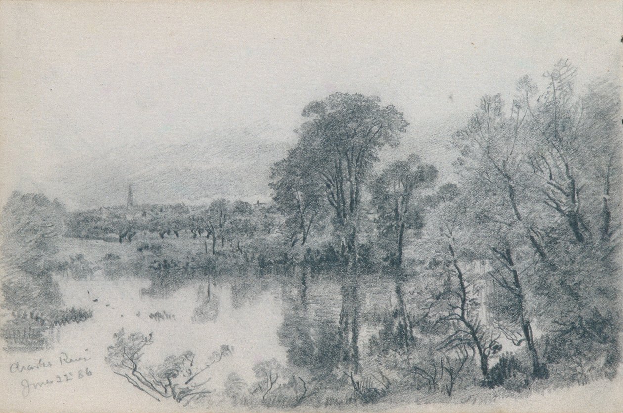 Új-angliai és pennsylvaniai táj- és tengeri témájú vázlatfüzet alkotó: William Trost Richards
