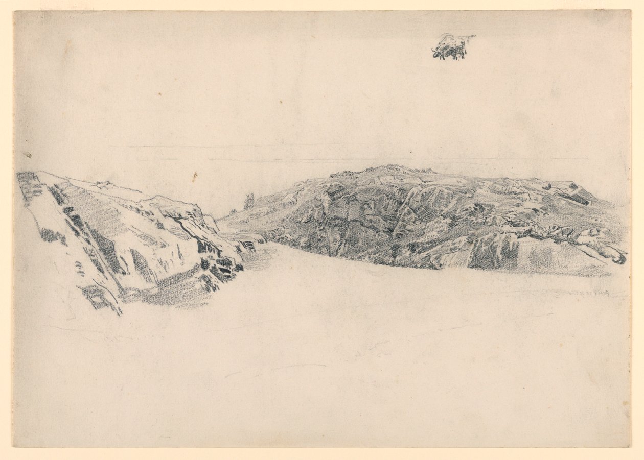 Tengerpart tanulmányozása, Rhode Island alkotó: William Trost Richards