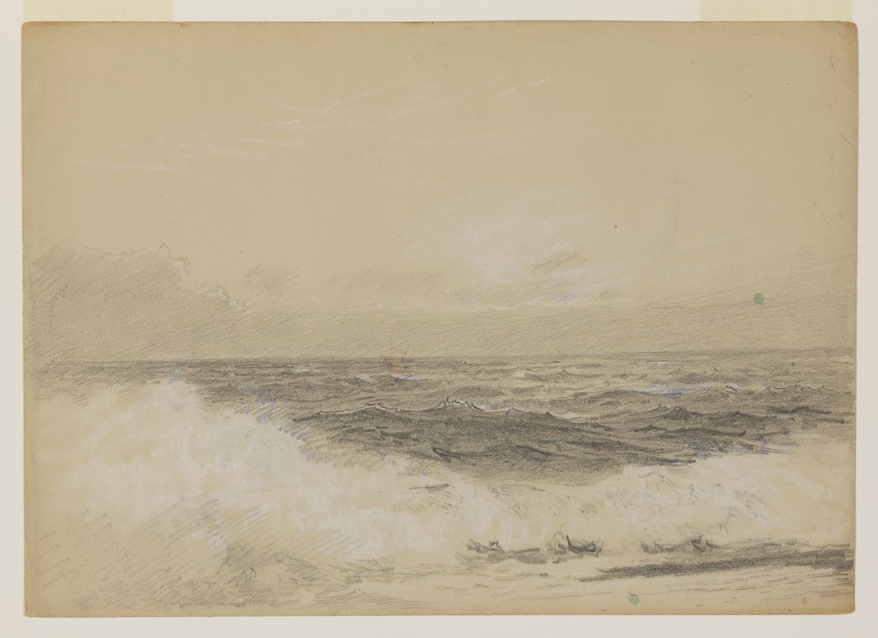 A hullámok tanulmányozása alkotó: William Trost Richards