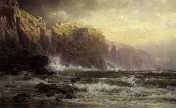 A League Long Breakers mennydörög a zátonyon alkotó: William Trost Richards