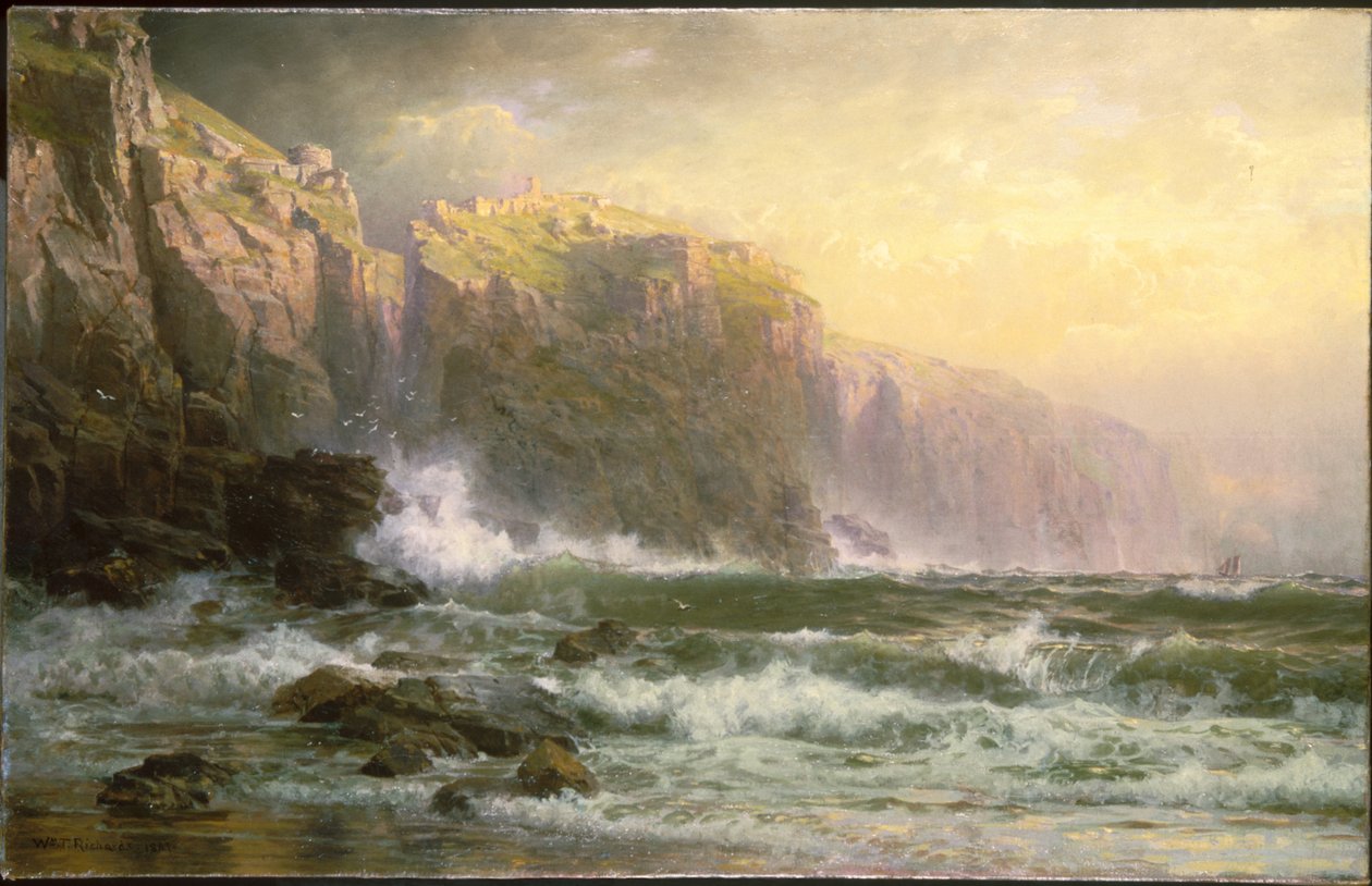 A League Long Breakers dübörög a zátonyon alkotó: William Trost Richards