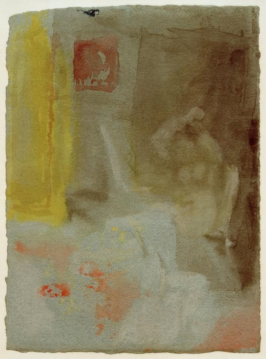 Egy hálószoba egy női akttal alkotó: Joseph Mallord William Turner