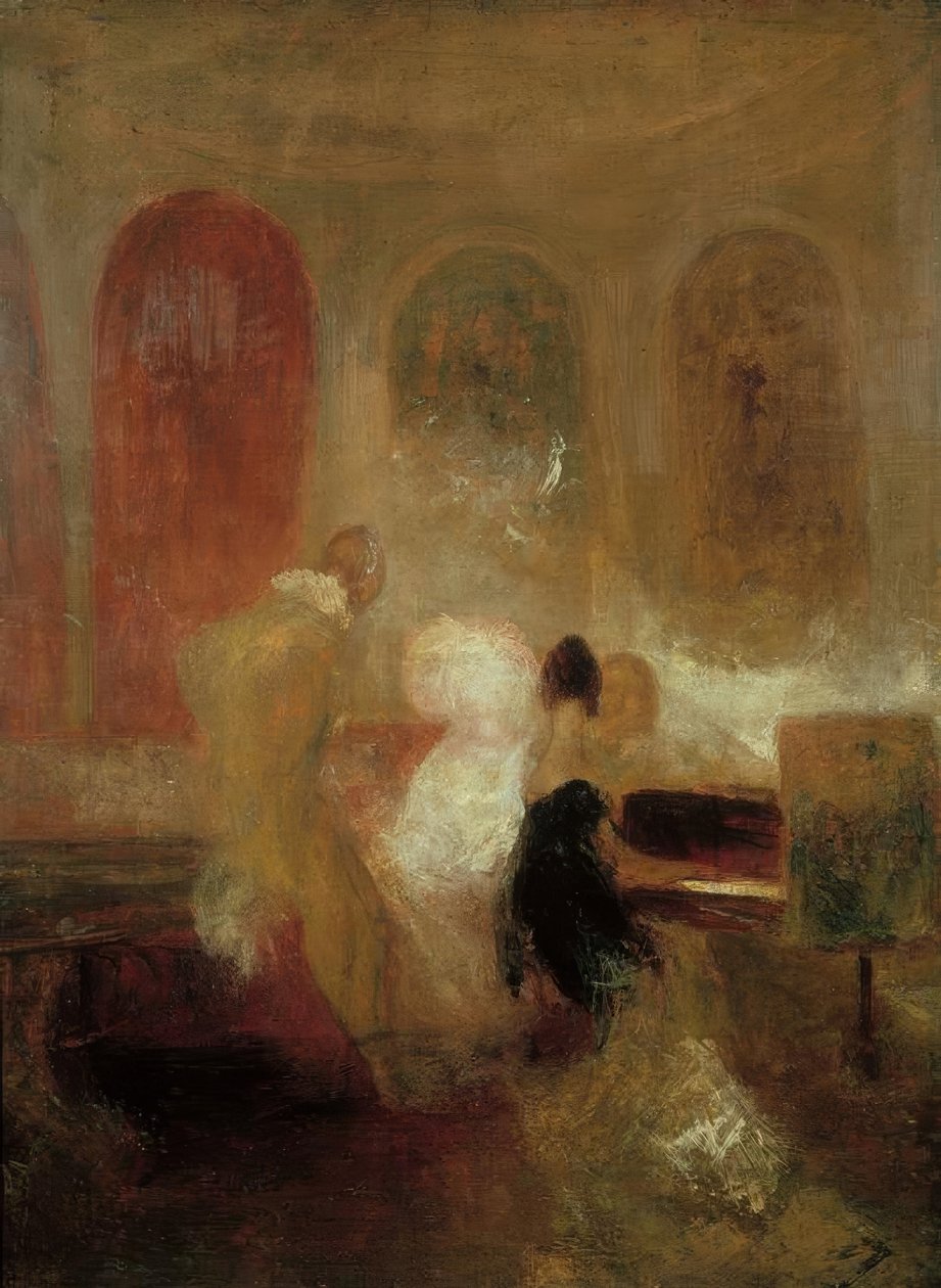 Zenés buli, East Cowes Castle (Zene az East Cowes Castle-ben alkotó: Joseph Mallord William Turner