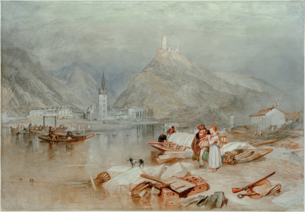 Bernkastel a Mosel-parton alkotó: Joseph Mallord William Turner