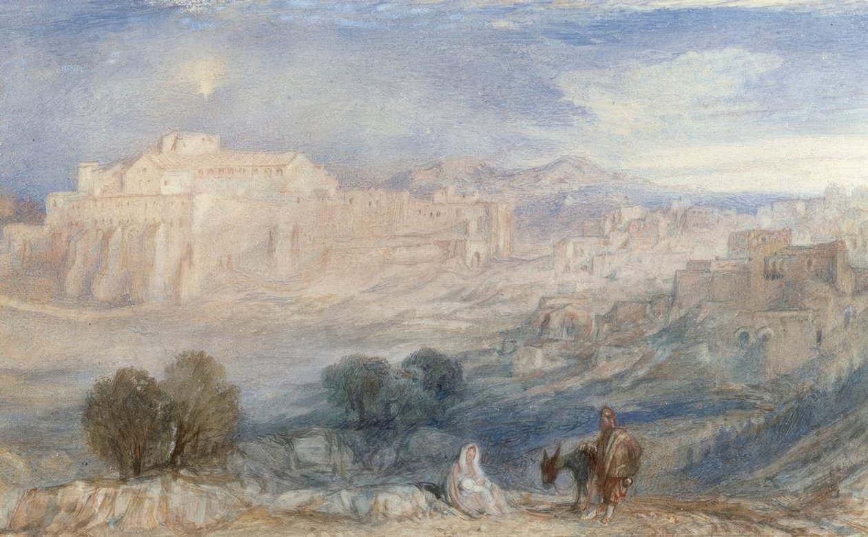 Betlehem – A menekülés Egyiptomba alkotó: Joseph Mallord William Turner