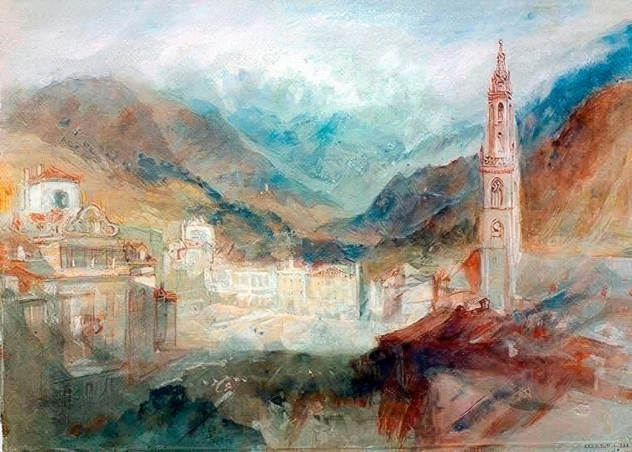 Bolzano és a Dolomitok alkotó: Joseph Mallord William Turner